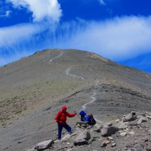 Summit cone of Cerro de los Cristales